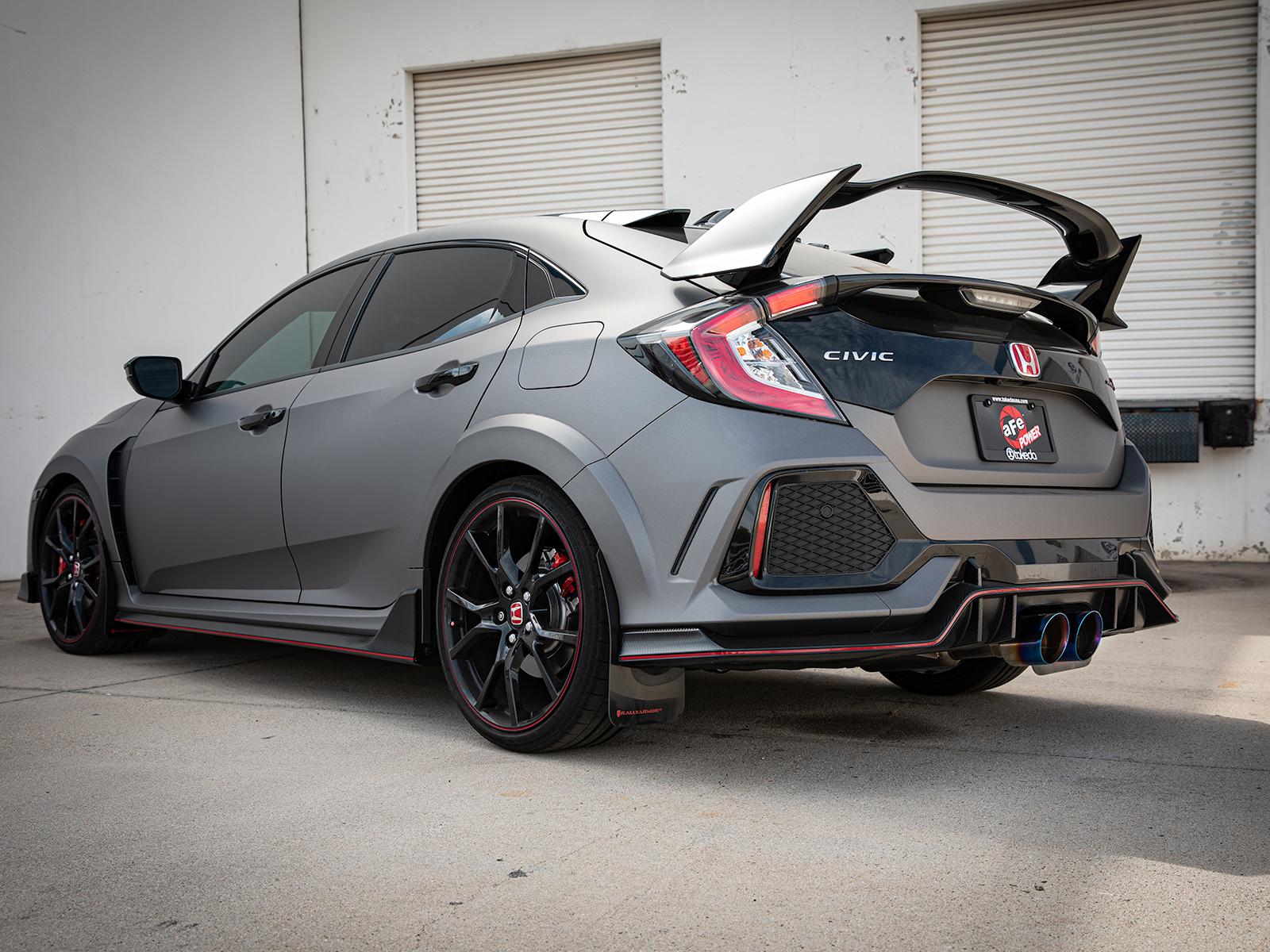 AFE Axle-Back Exhaust System (2017-2019 Honda Civic Type R L4-2.0L (t)) - 49-36626-L