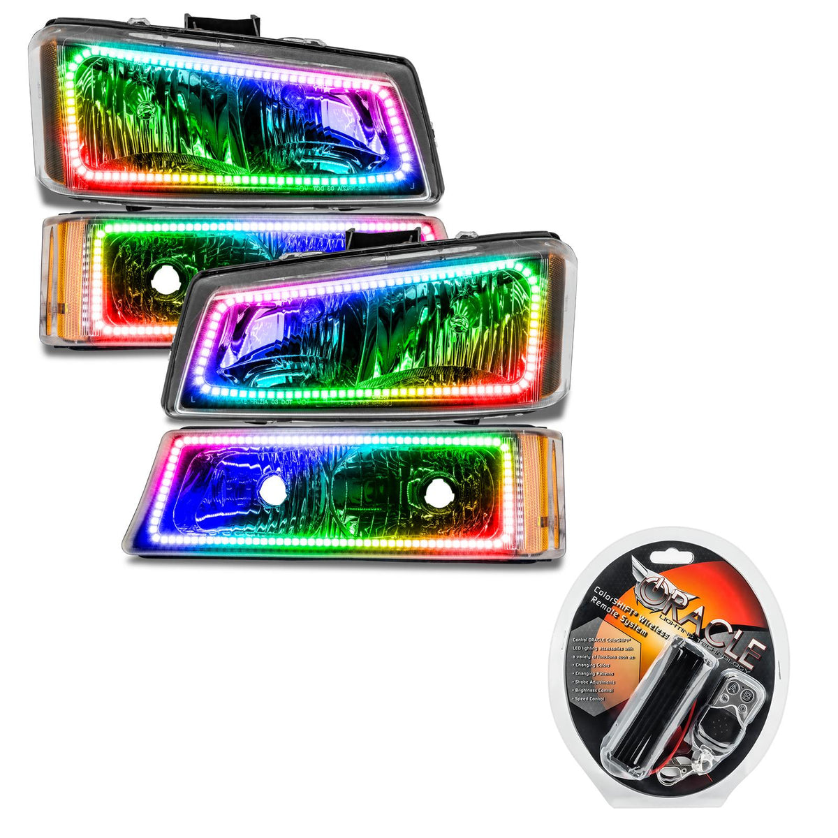 Oracle Lighting Pre-Assembled Headlights W/ Parking Lights (2003-2006 Chevrolet Silverado 1500, Chevrolet Silverado 1500 HD) - 8205-330