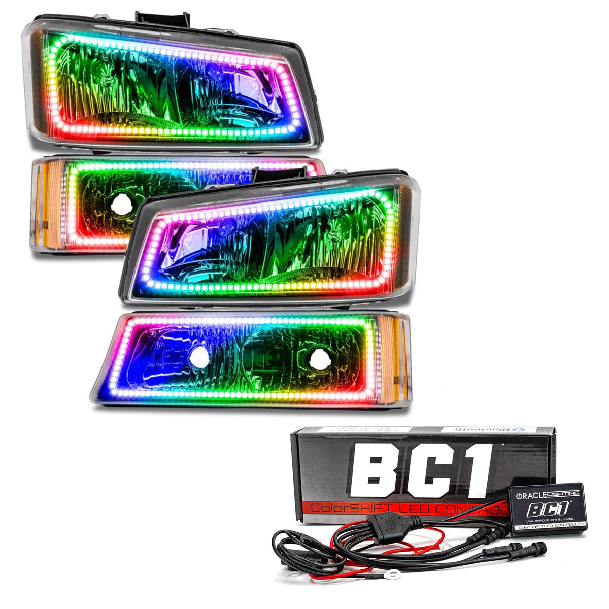 Oracle Lighting Pre-Assembled Headlights W/ Parking Lights (2003-2006 Chevrolet Silverado 1500, Chevrolet Silverado 1500 HD) - 8205-335