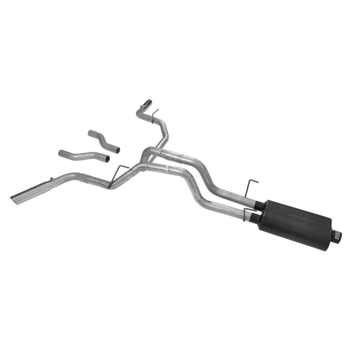 Flowmaster Cat-back System - Dual Rear/Side Exit - American Thunder - Moderate Sound