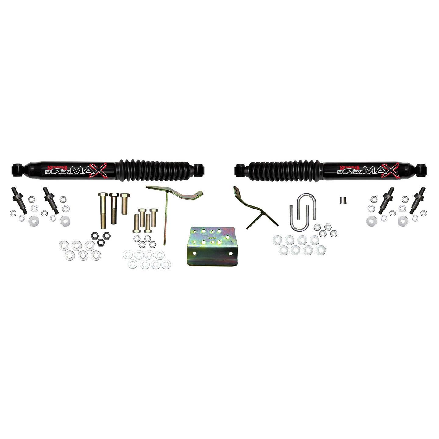 Skyjacker Steering Stabilizer Dual Kit Black Dual Kit 03-08 Dodge Ram 2500/3500 - 8213