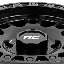 Rough Country 82 Series Wheel UTV Semi Gloss Black 15x7 4x110 +10mm (2017-2019 YXM700 Viking VI, YXM700 Viking EPS SE) - 82150735
