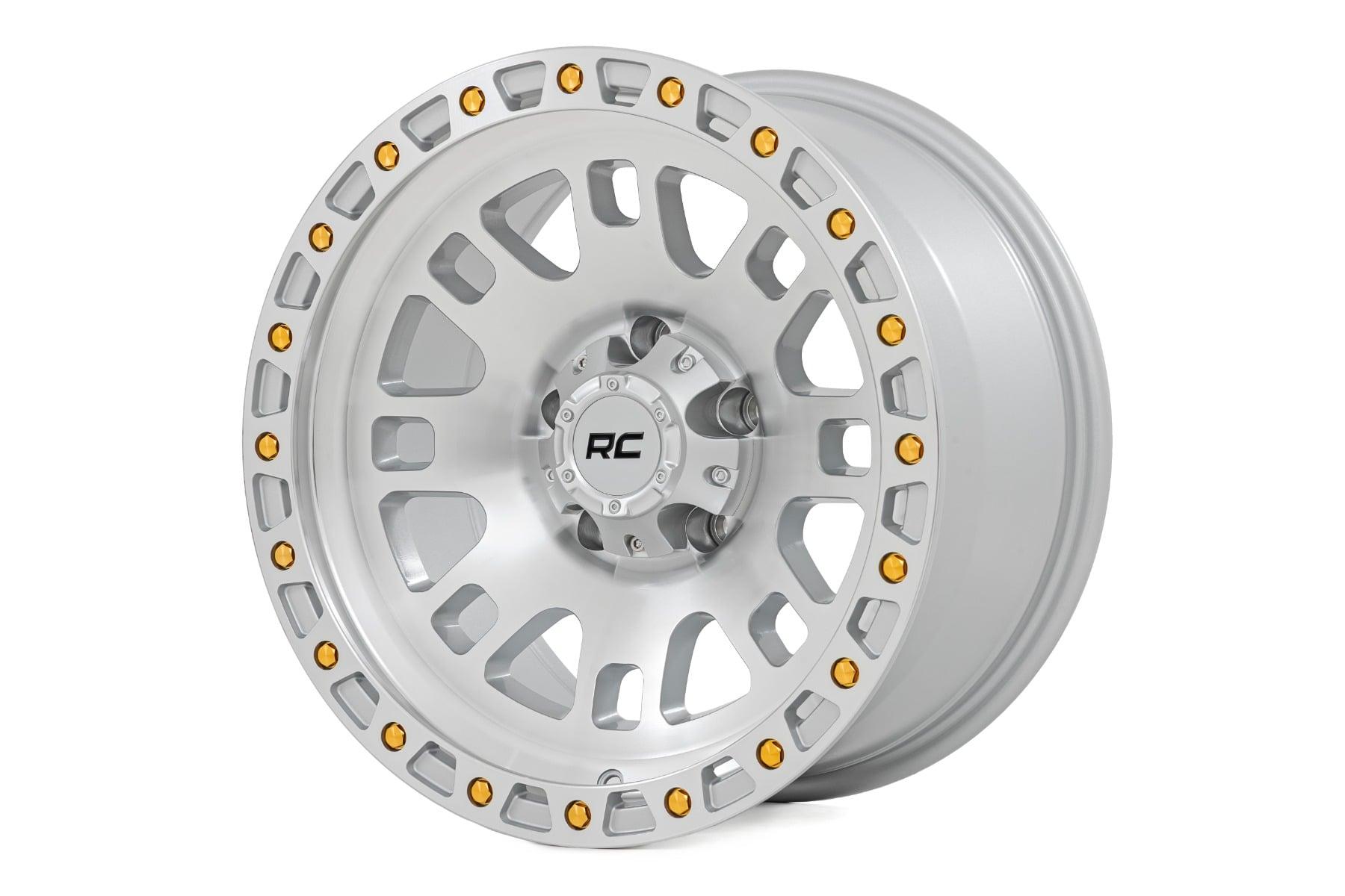 Rough Country 82 Series Wheel One-Piece Full Machined 17x9 5x4.5 -12mm (1960-1998 W100 Series, W100 Pickup, W100, Bronco II, Wagoneer, Cherokee, Pickup, Ranger, Wrangler, Comanche, Sonoma, Grand Cherokee, T100, Tacoma, B3000) - 82170913C