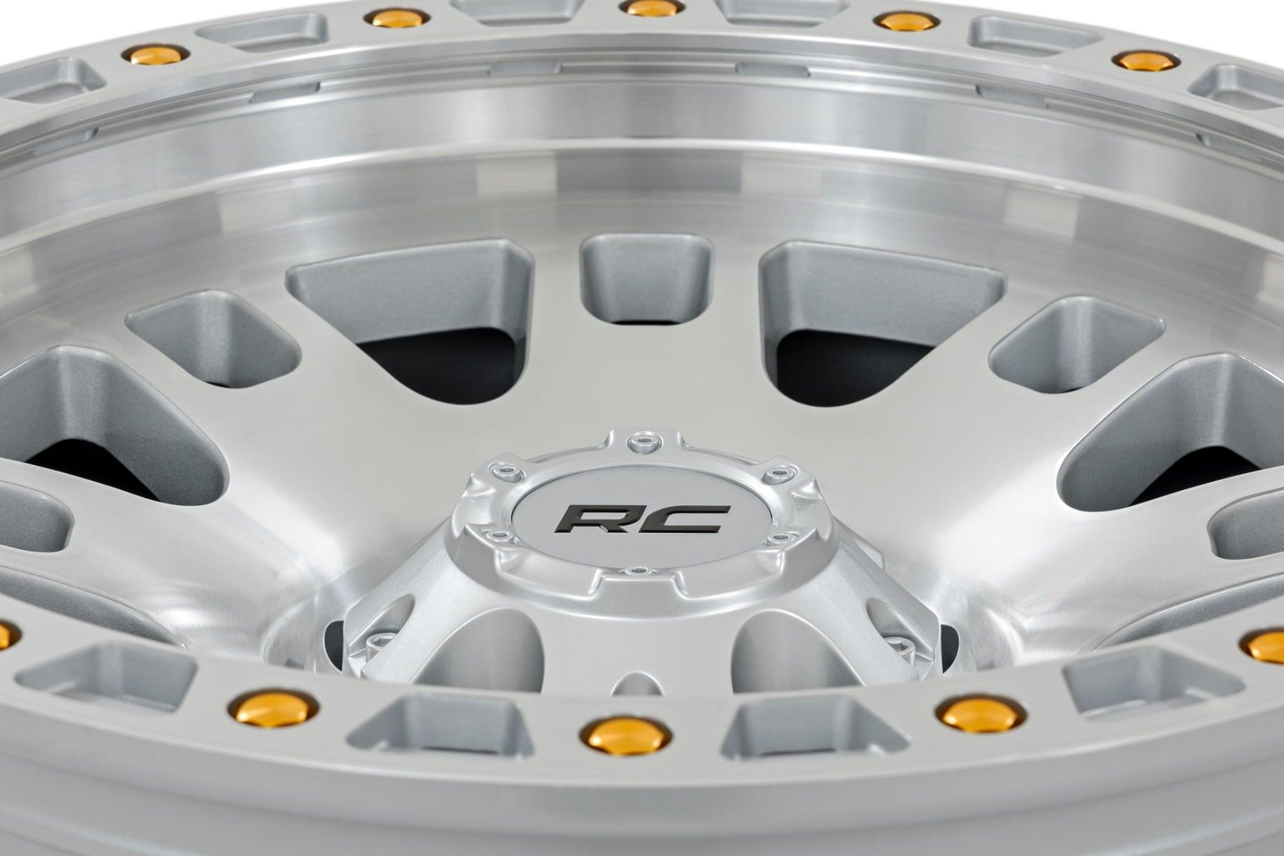 Rough Country 82 Series Wheel One-Piece Full Machined 17x9 5x4.5 -12mm (1960-1998 W100 Series, W100 Pickup, W100, Bronco II, Wagoneer, Cherokee, Pickup, Ranger, Wrangler, Comanche, Sonoma, Grand Cherokee, T100, Tacoma, B3000) - 82170913C