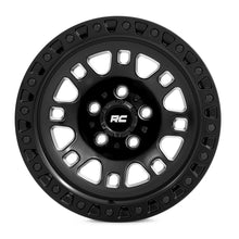 Rough Country 82 Series Wheel One-Piece Semi Gloss Black 17x9 5x4.5 -12mm (1960-1998 W100 Series, W100 Pickup, W100, Bronco II, Cherokee, Wagoneer, Pickup, Ranger, Wrangler, Comanche, Sonoma, Grand Cherokee, T100, Tacoma, B3000) - 82170913
