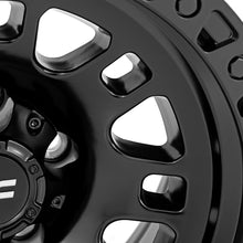 Rough Country 82 Series Wheel One-Piece Semi Gloss Black 17x9 5x4.5 -12mm (1960-1998 W100 Series, W100 Pickup, W100, Bronco II, Cherokee, Wagoneer, Pickup, Ranger, Wrangler, Comanche, Sonoma, Grand Cherokee, T100, Tacoma, B3000) - 82170913