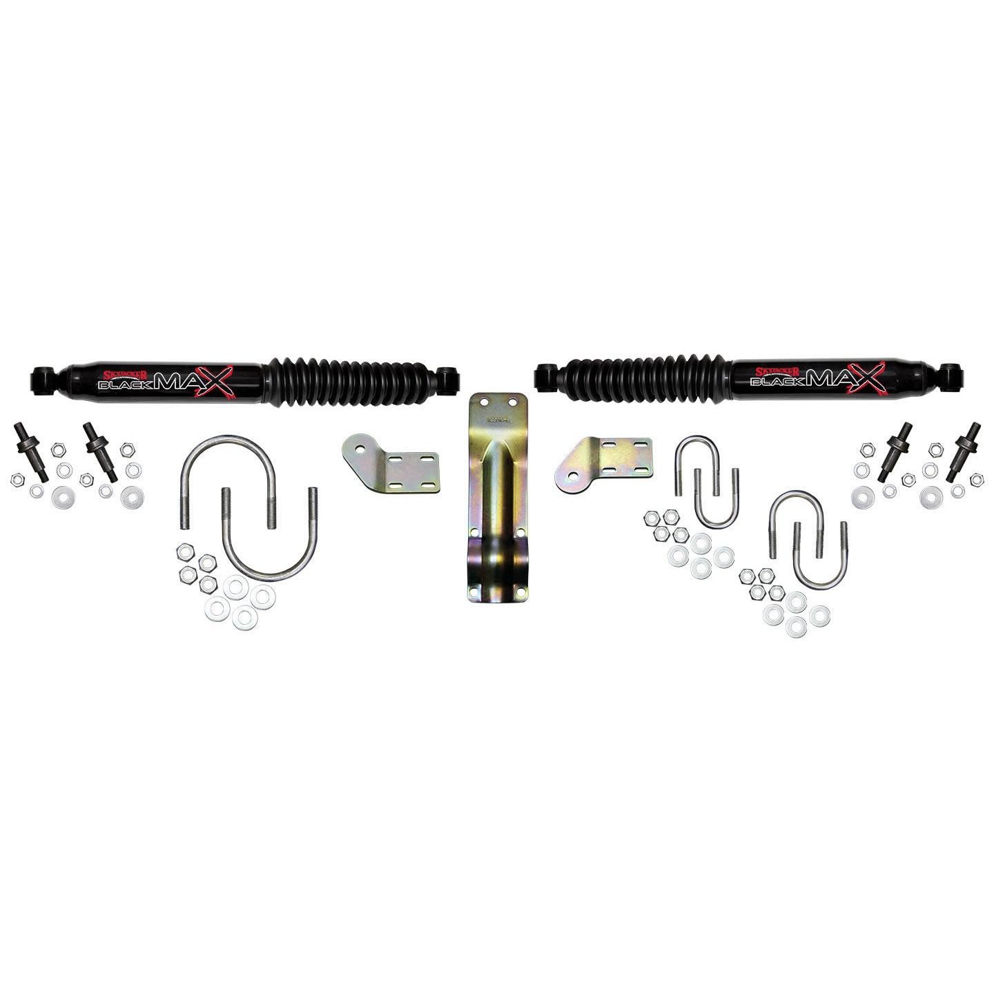 Skyjacker Steering Stabilizer Dual Kit Black Dual Kit 98-01 Dodge Ram 1500 98-02 Dodge Ram 2500 98-02 Dodge Ram 3500 - 8218