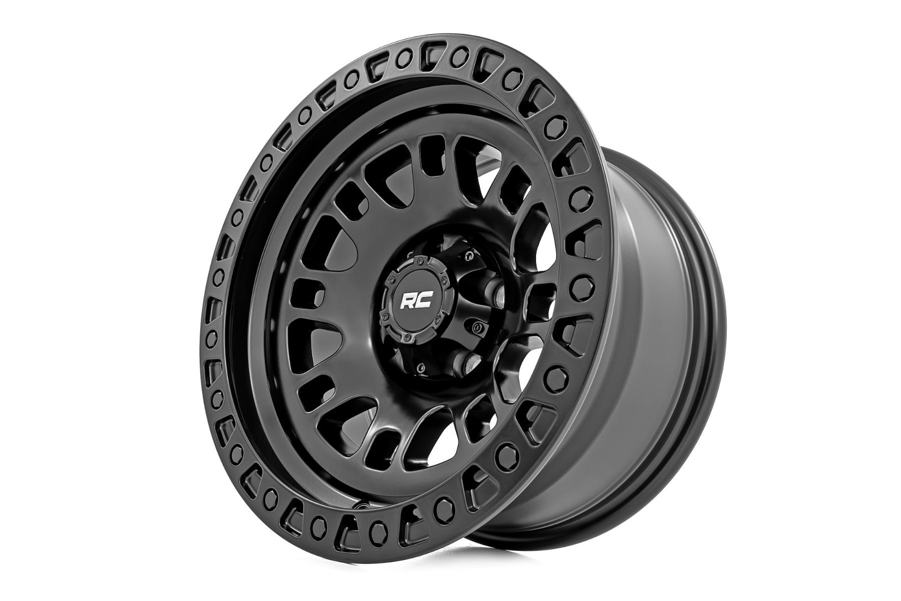 Rough Country 82 Series Wheel One-Piece Semi Gloss Black 18x9 6x135 0mm (2003-2012 Expedition, F-150) - 82180917