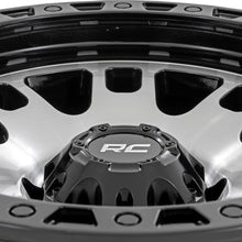 Rough Country 82 Series Wheel One-Piece Machined Semi Gloss Black 18x9 6x5.5 -12mm (1960-1999 C10 Pickup, Land Cruiser, K10 Pickup, K15/K1500 Pickup, K15/K1500 Suburban, Wagoneer, Cherokee, J10, J20, K5 Blazer, K10 Suburban, K10, C15 Suburban, K15 Suburba
