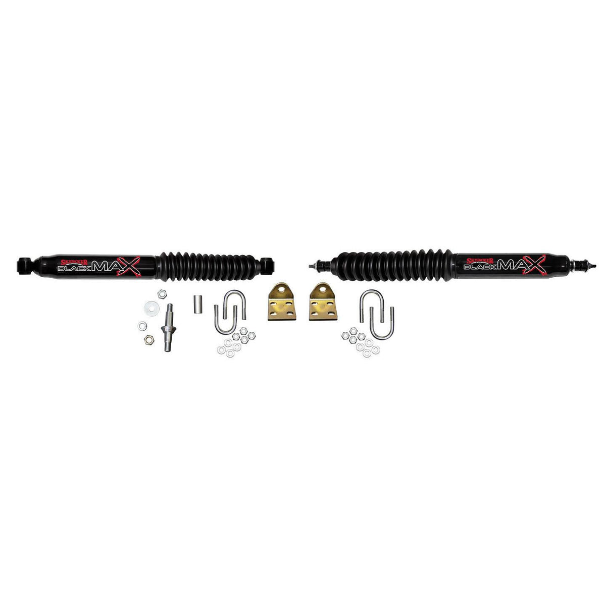 Skyjacker Steering Stabilizer Dual Kit Black  Dual Kit 97-06 Jeep TJ 97-16 Jeep Wrangler - 8219