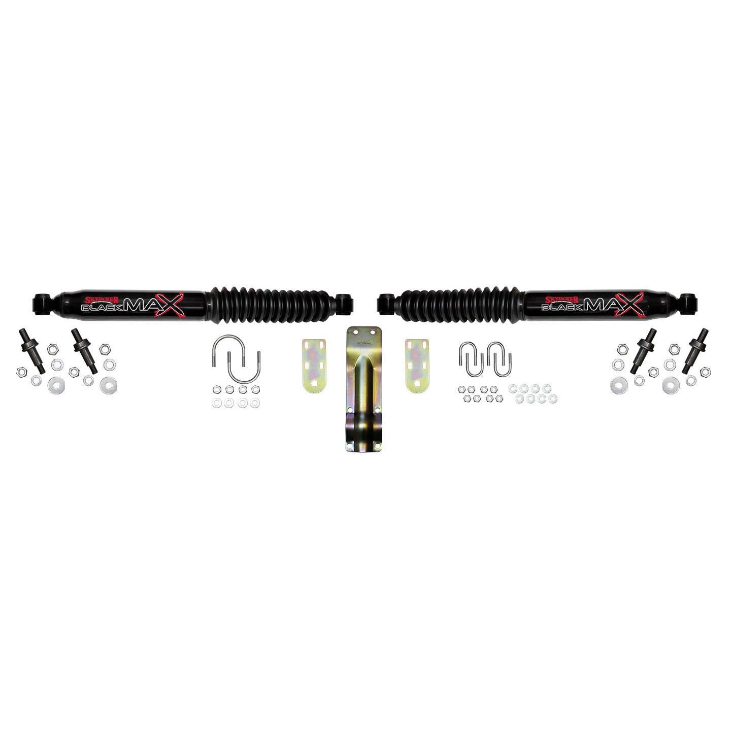 Skyjacker Steering Stabilizer Dual Kit Black Dual Kit 59-79 F-250/F-350 - 8220
