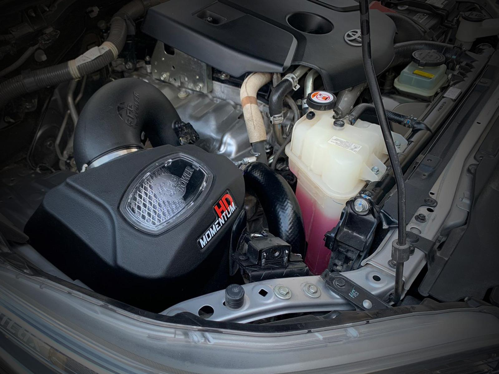 AFE Momentum HD Cold Air Intake System w/ Pro DRY S Media (Toyota Hilux 15-20 L4-2.8L (td)) - 50-70063D