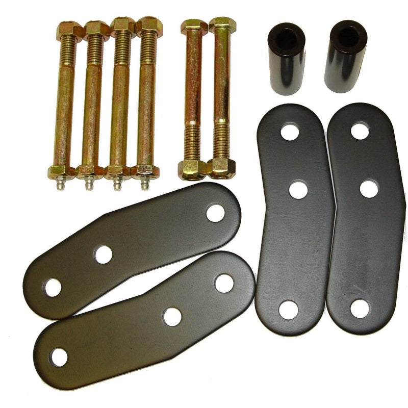 Rugged Ridge Suspension Leaf Spring Shackle Kit Rear 1 Inch Lift Hd; 87-95 Yj - 18265.18