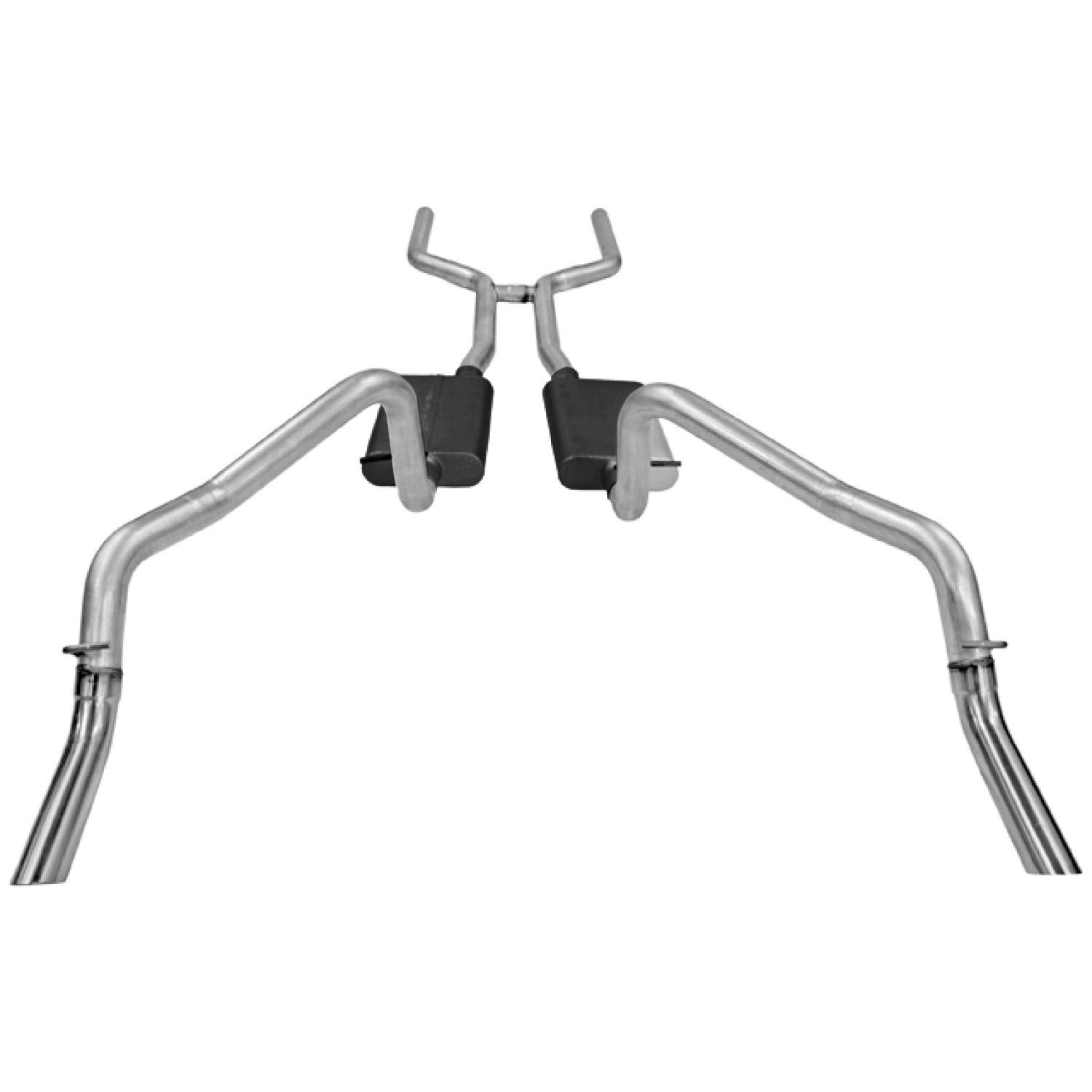Flowmaster Header-back System - Dual Rear Exit - American Thunder - Moderate/Aggressive