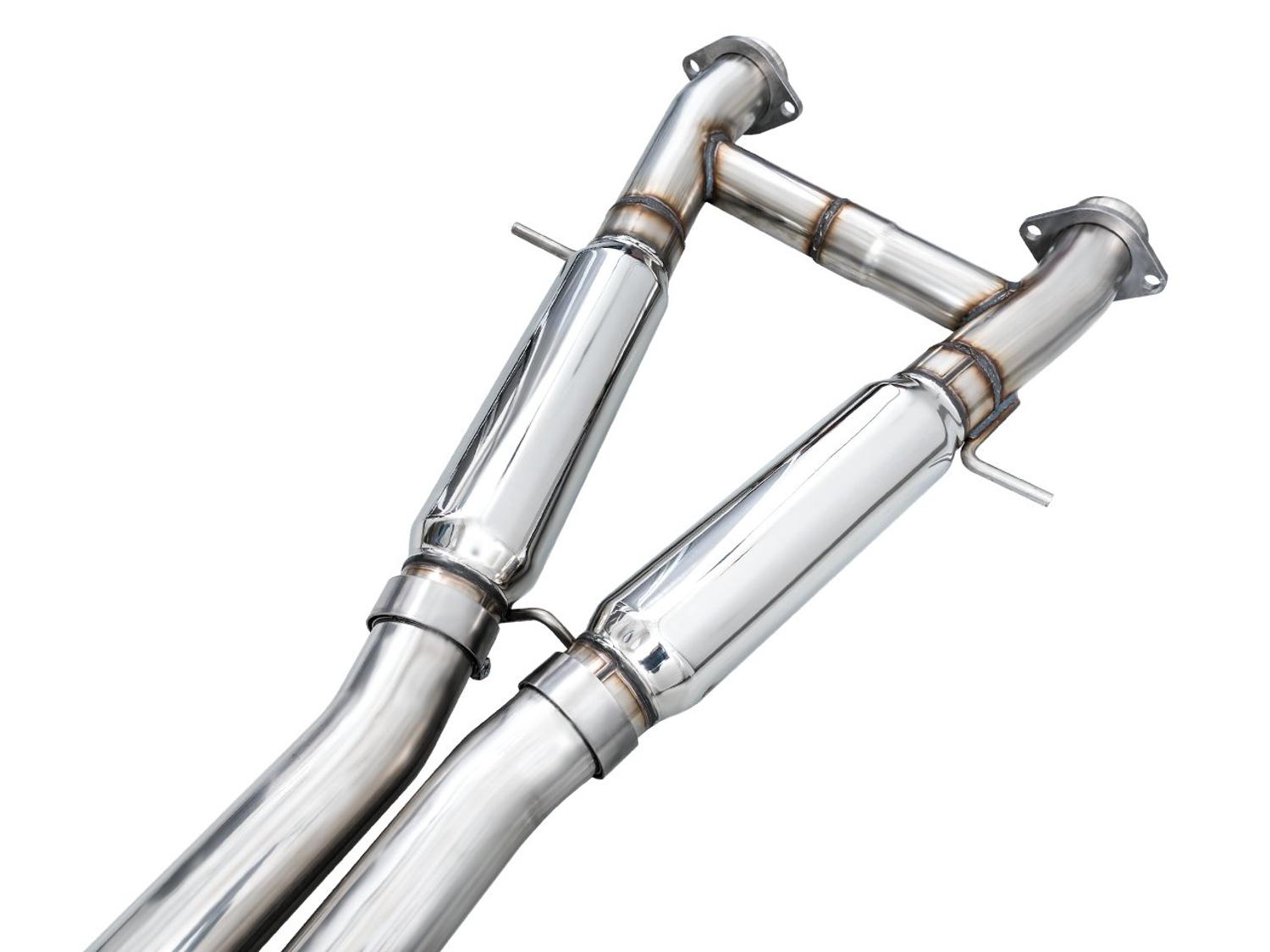 AWE Track Edition Exhaust - Diamond Black Tips (2018-2023 Dodge Durango 6.4L / 6.2L SC) - 3020-33952