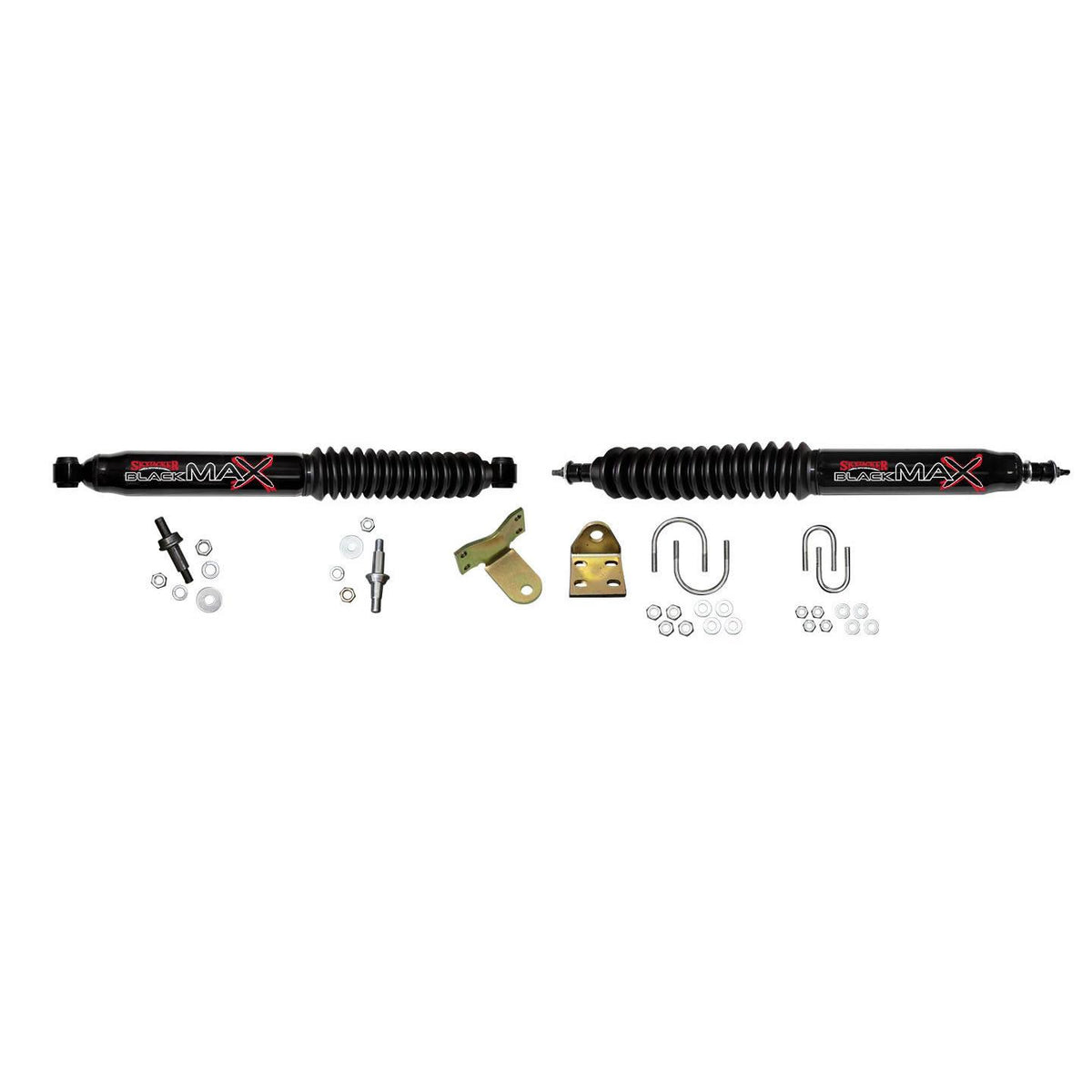 Skyjacker Steering Stabilizer Dual Kit Black Dual Kit 77-86 Chevrolet K30 77-78 GMC K35 79-86 GMC K3500 87 Chevrolet V30 87 GMC V3500 - 8255