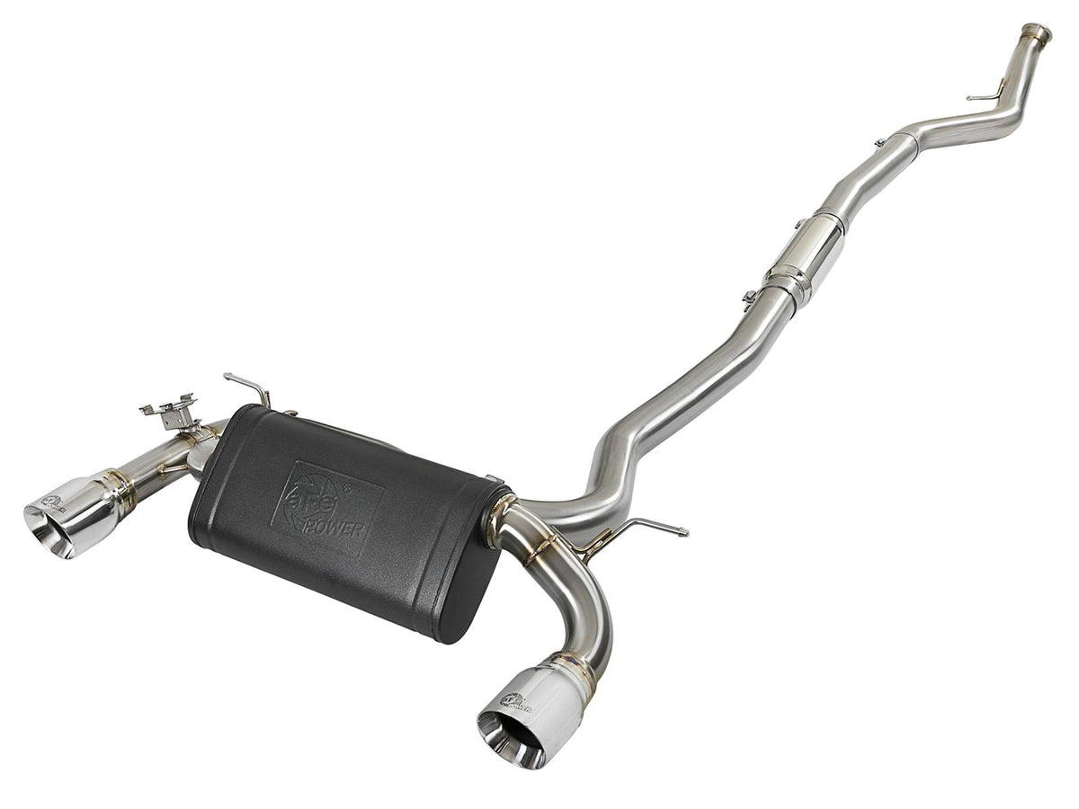 AFE MACH Force-Xp 304 Stainless Steel Cat-Back Exhaust System w/Polished Tips (2012-2016 435i, 335i) - 49-36340-P