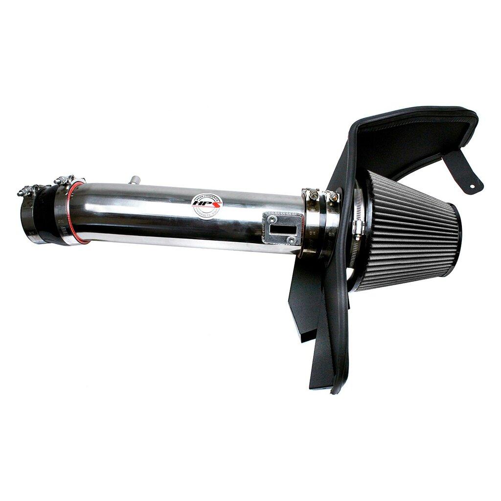 HPS Performance Polish Shortram Air Intake for 2011-2014 Ford Mustang 3.7L V6 (2011-2014 Ford Mustang 3.7L V6) - 827-561P