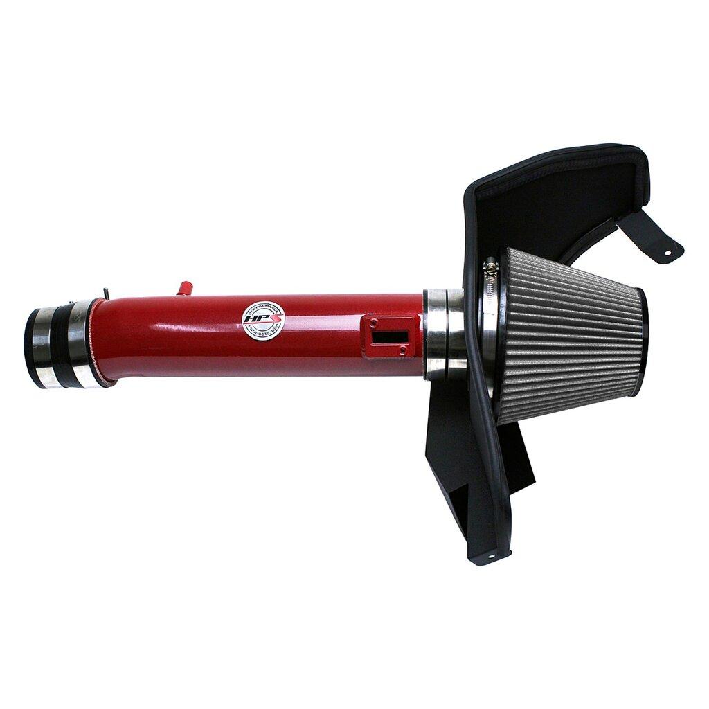HPS Performance Red Shortram Air Intake for 2011-2014 Ford Mustang 3.7L V6 (2011-2014 Ford Mustang 3.7L V6) - 827-561R
