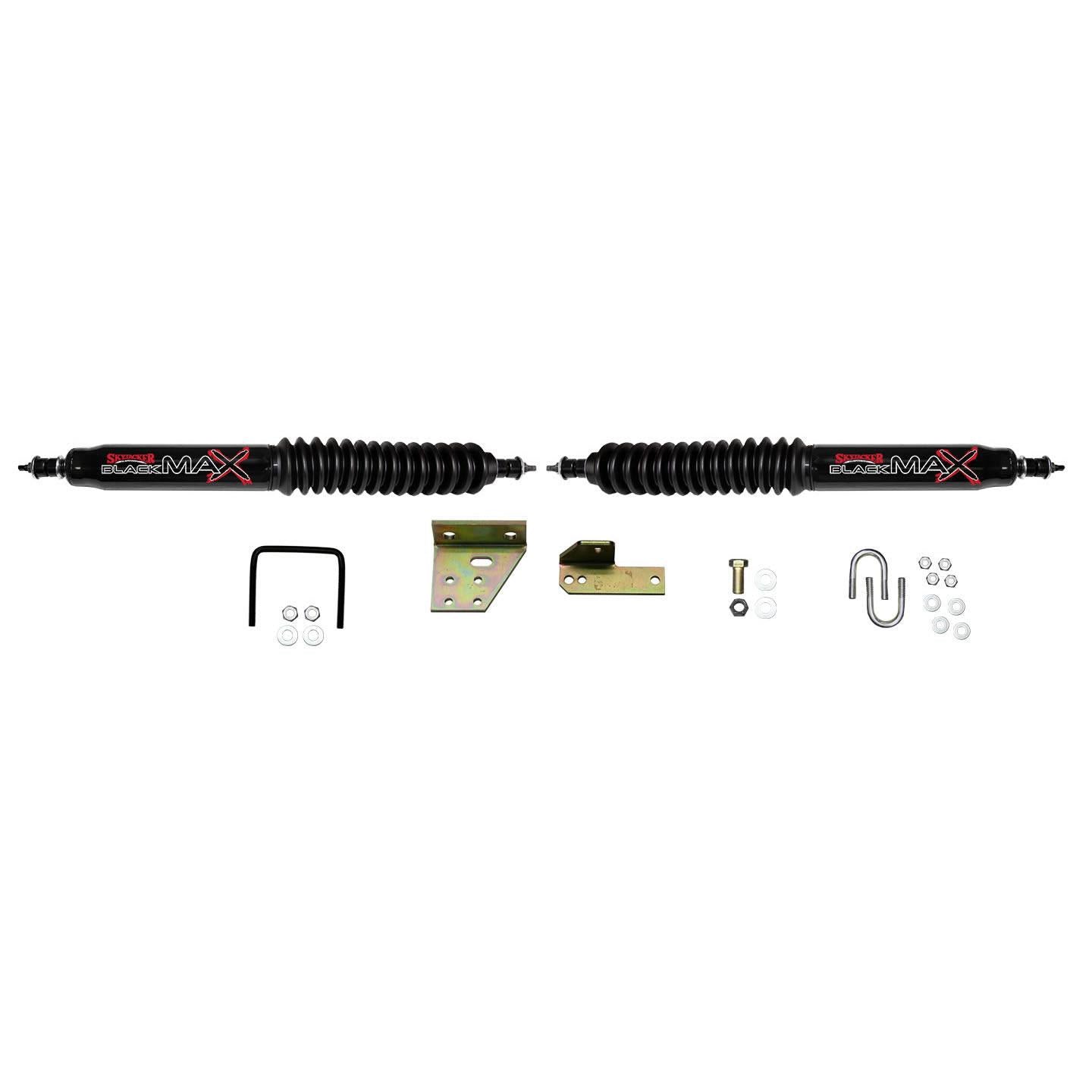 Skyjacker Steering Stabilizer Dual Kit Black Dual Kit 84-85 Toyota 4Runner 84-85 Toyota Pickup - 8276