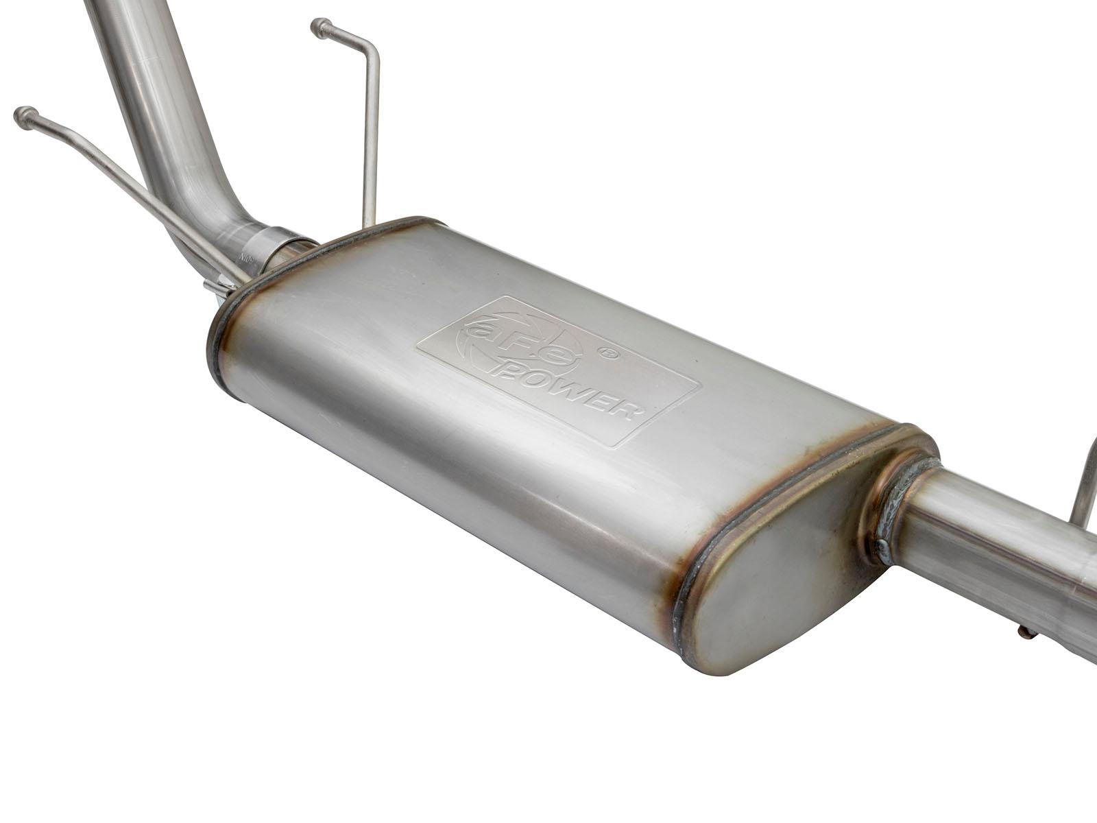 AFE MACH Force-Xp 2-1/2in 409 Stainless Steel Cat-Back Exhaust System w/Polished Tip (2005-2012 Tacoma) - 49-46031-P