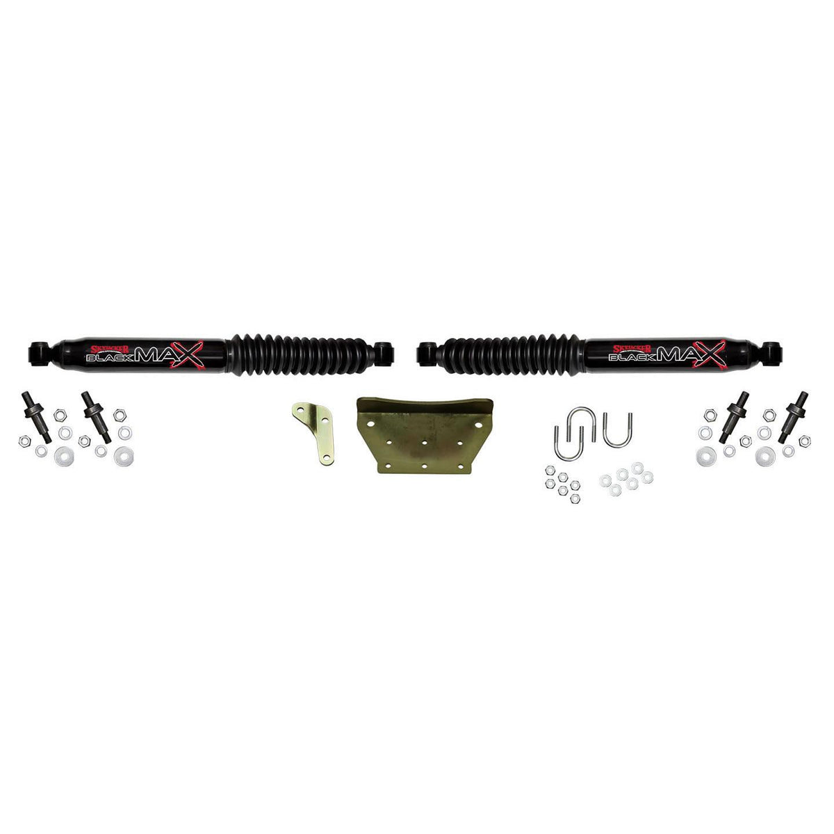 Skyjacker Steering Stabilizer Dual Kit Black Dual Kit 99 Ford F-250 99-04 Ford F-250 Super Duty 99-04 Ford F-350 Super Duty 00-05 Ford Excursion - 8299