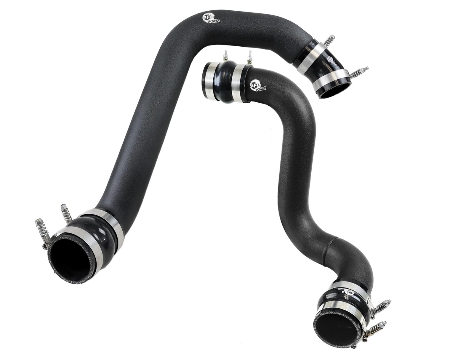 AFE BladeRunner 3 IN Aluminum Hot and Cold Charge Pipe Kit Black - 46-20104-B