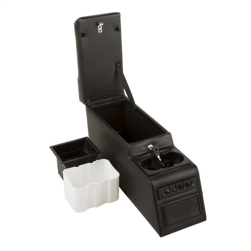 Rugged Ridge Center Console Ultimate Locking Black; 76-95 Jeep Cj/Wrangler Yj - 13102.01