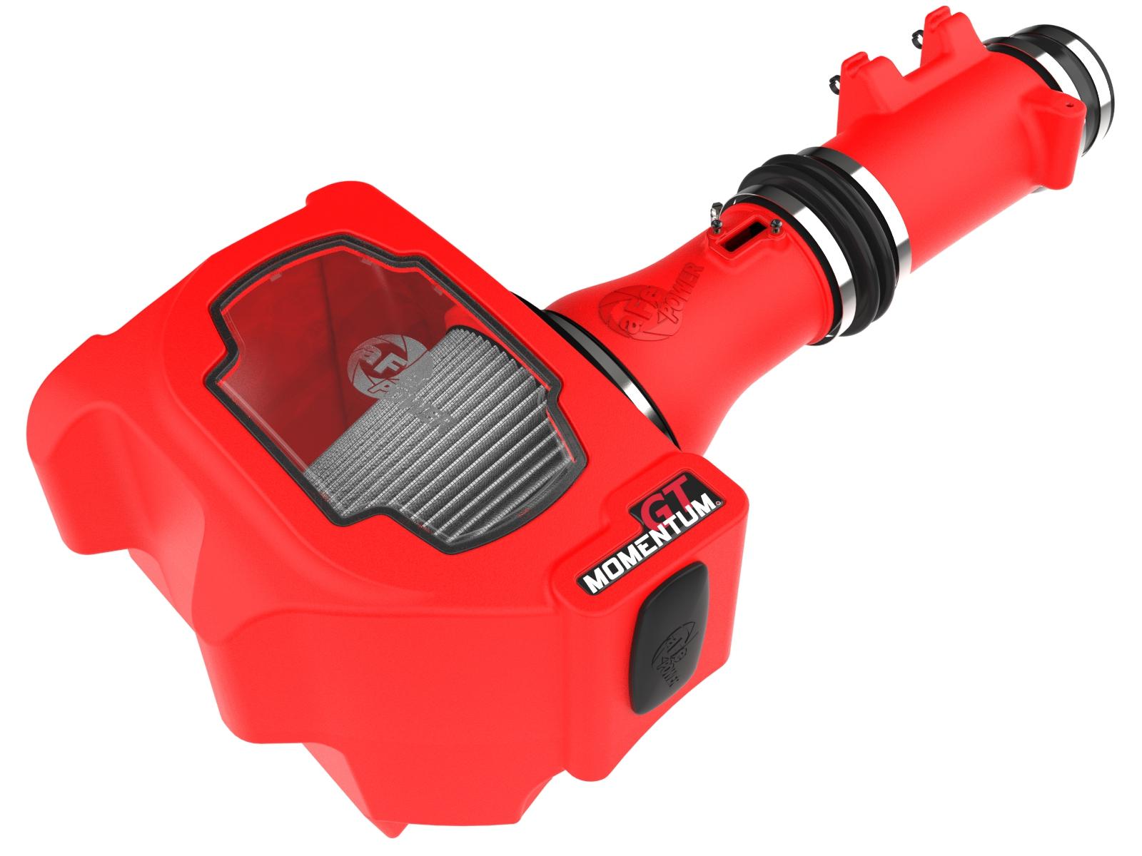 AFE Momentum GT Cold Air Intake System Red w/ Pro DRY S Filter (2022-2026 Ram, Jeep Fitments) - 50-70120DR