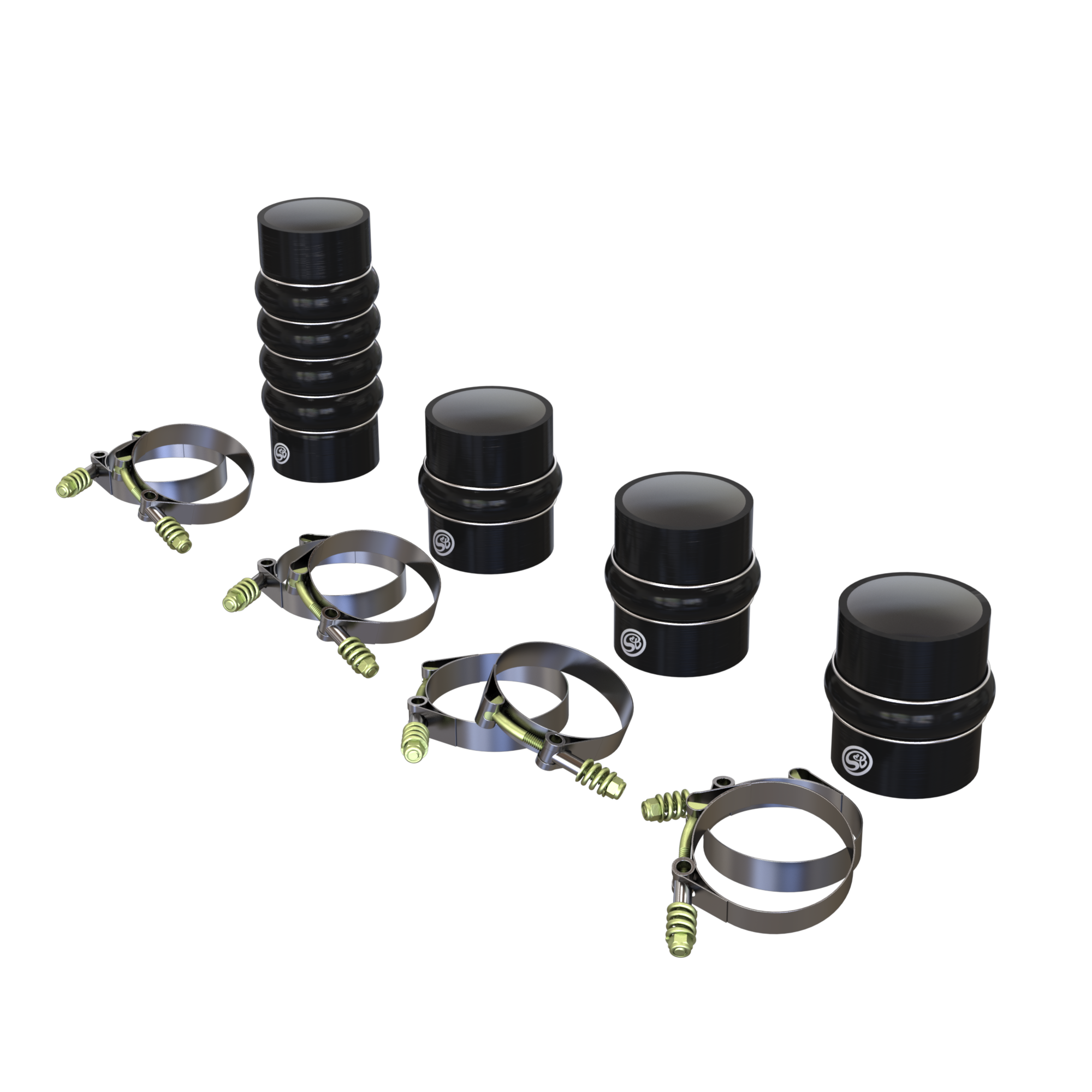 S&B Hot and Cold Side Boot Kit - 2003-2007 Dodge Ram Cummins 5.9L