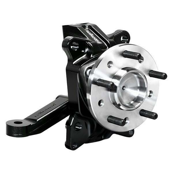 Wilwood Spindle Kit Pair w/ Hub & Steering Arm 63-70 C10 Pickup 2.50in Drop - 831-14201