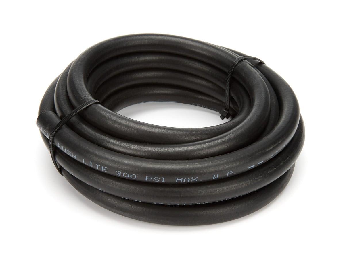 Fragola #6 Push-Lite Hi-Temp Black Hose, 20 Feet (Replaces 820006, No Fiber Braid). - 832006