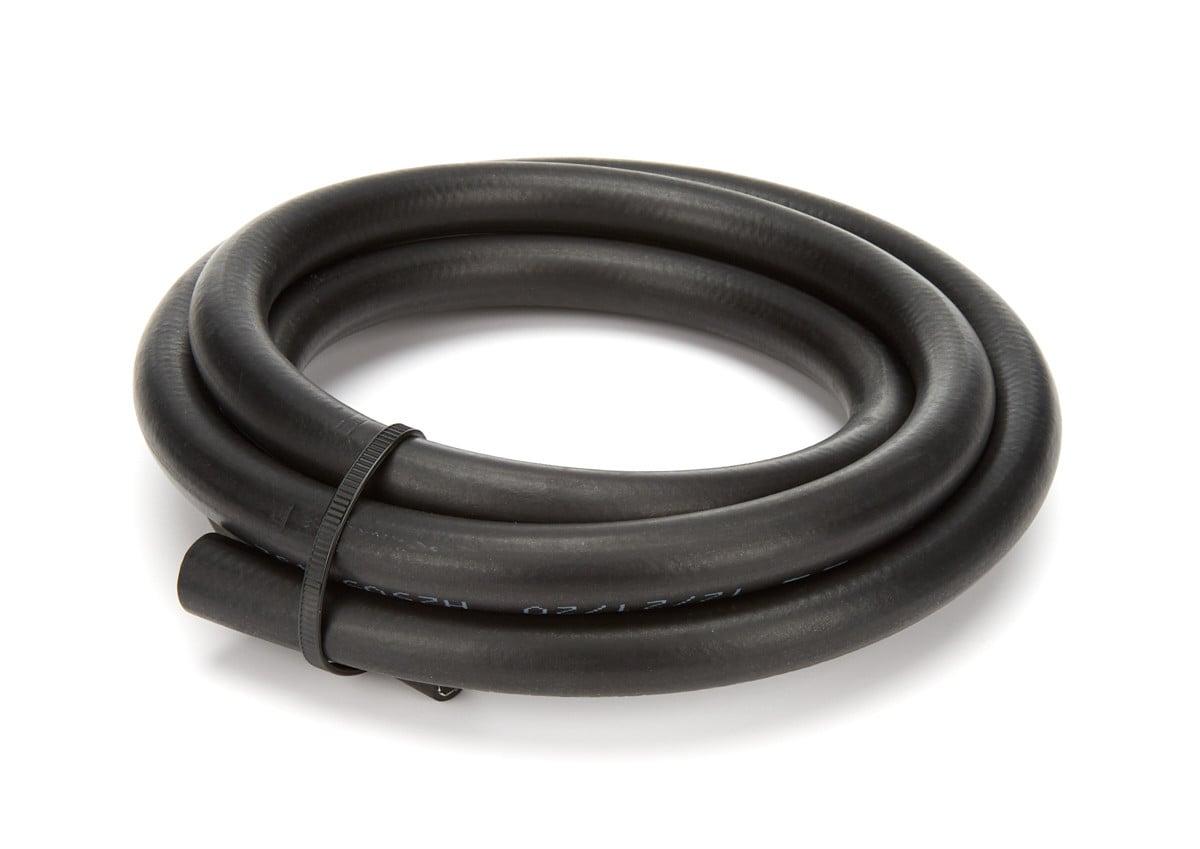 Fragola #8 Push-Lite Hi-Temp Black Hose, 3 Feet (Replaces 803008, No Fiber Braid). - 833008