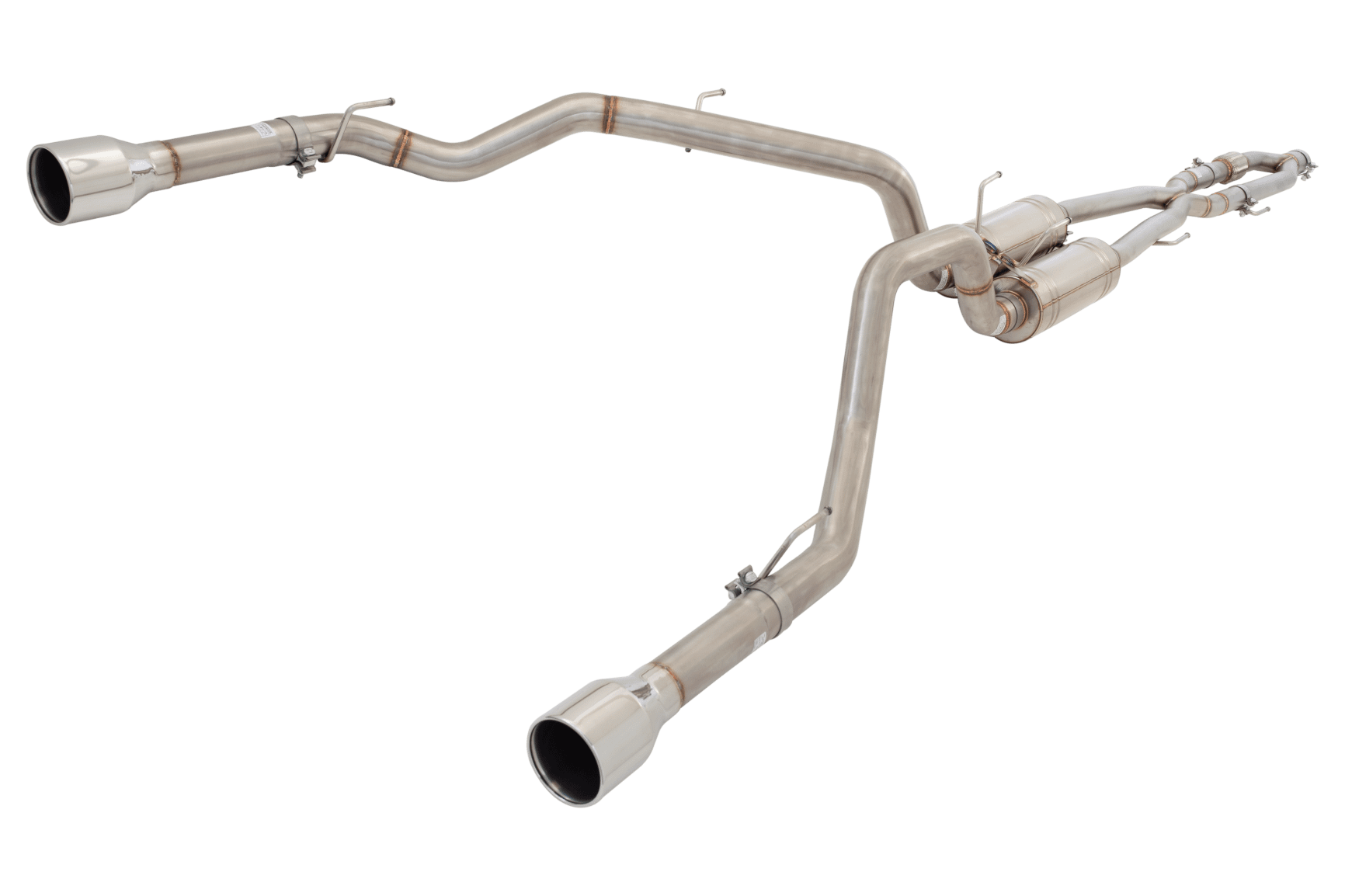 XForce Stainless Steel Catback System (2016+ Ram 1500 5.7L 5.7ft Bed) - ESDR10CBS
