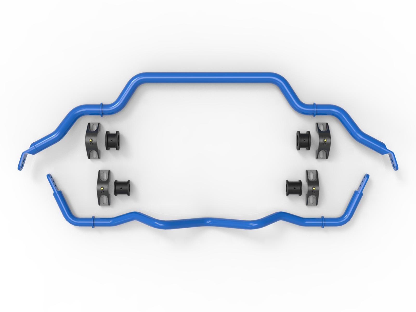 aFe CONTROL Front and Rear Sway Bar Set Blue (2016-2021 Q50, Q60 RWD) - 440-711001-L