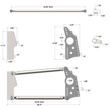 QA1 HD Pro Rear Drag 4-Link System - No Shocks/Springs