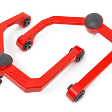 Rough Country Red Forged Upper Control Arms 2-3 Inch Lift Nissan Titan 2WD/4WD (04-24) (2004-2024 Titan, TITAN) - 83401ARED
