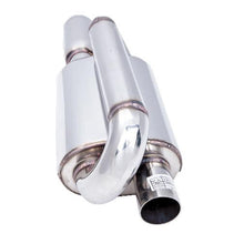 XForce 2.25 Twin Loop Oval Muffler (Left Inlet) - S12L-2.25