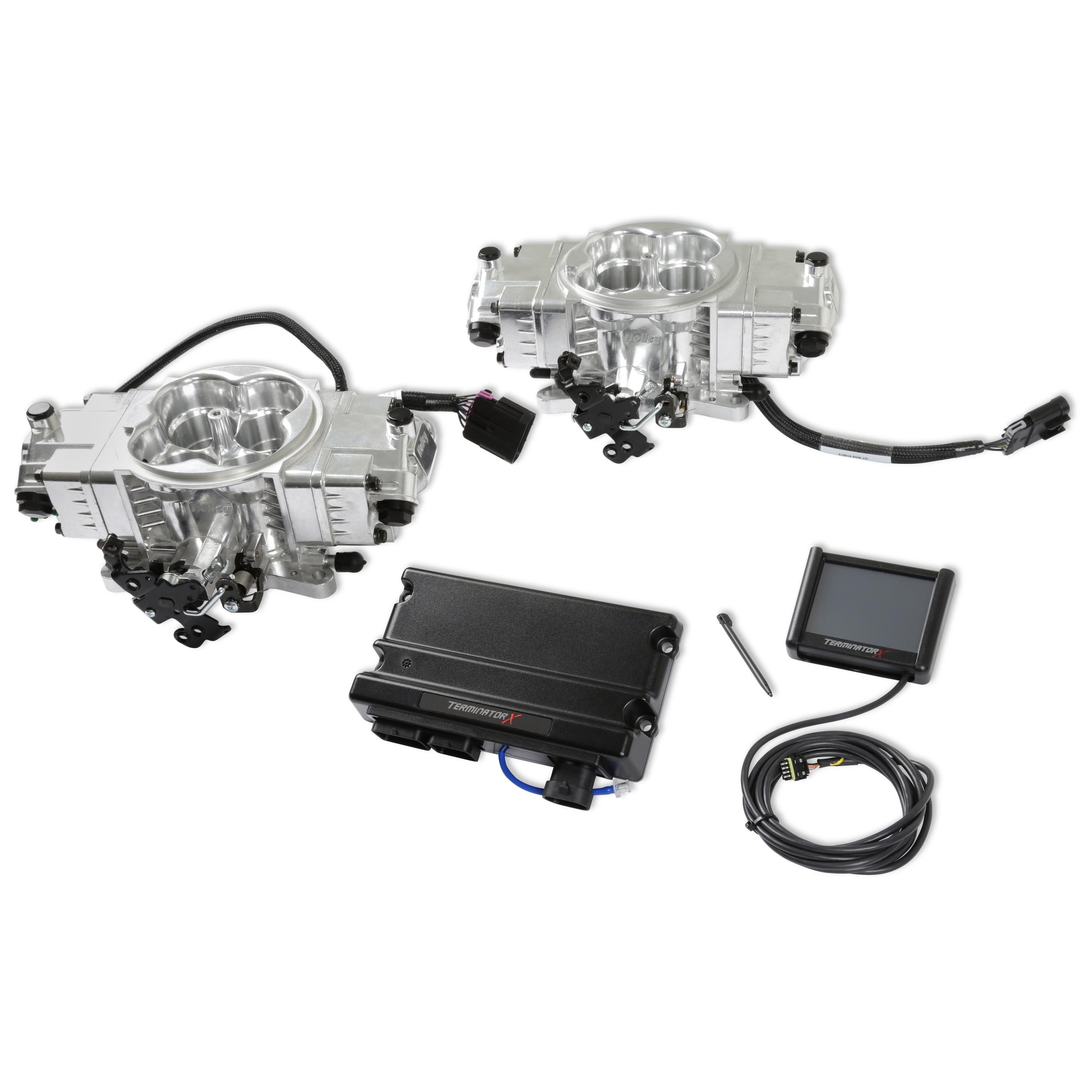 Holley Terminator X Stealth 4150 2x4 System - 550-1074