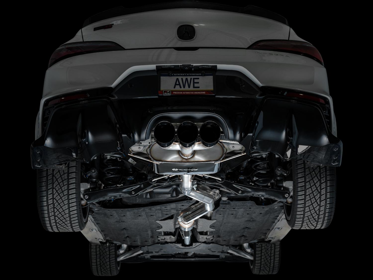 AWE Touring Edition Exhaust for DE5 Integra Type-S - Triple Diamond Black Tips - 3015-53335