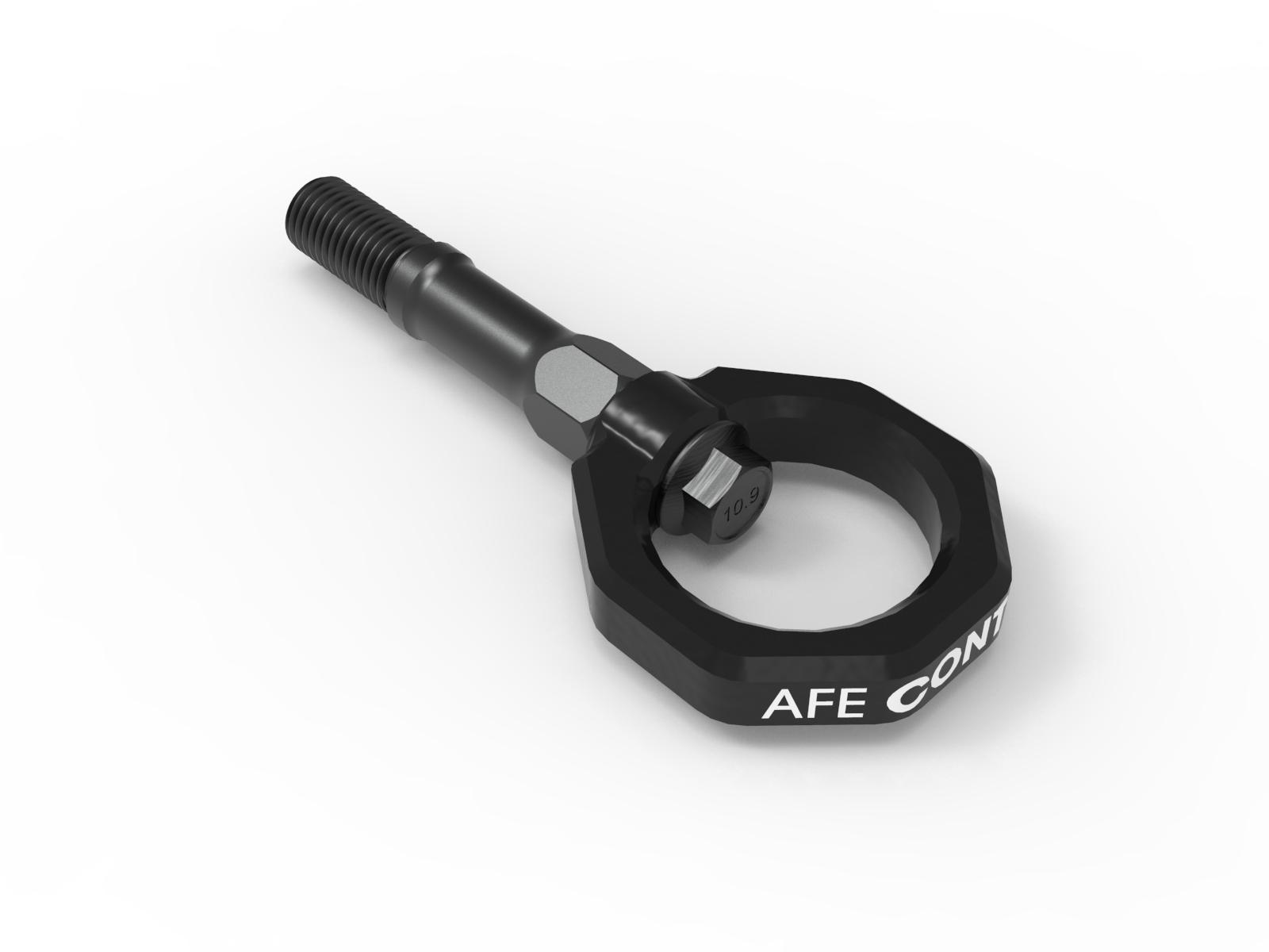 AFE Rear Tow Hook Black (2020-2023 Corvette 6.2) - 450-401015-B