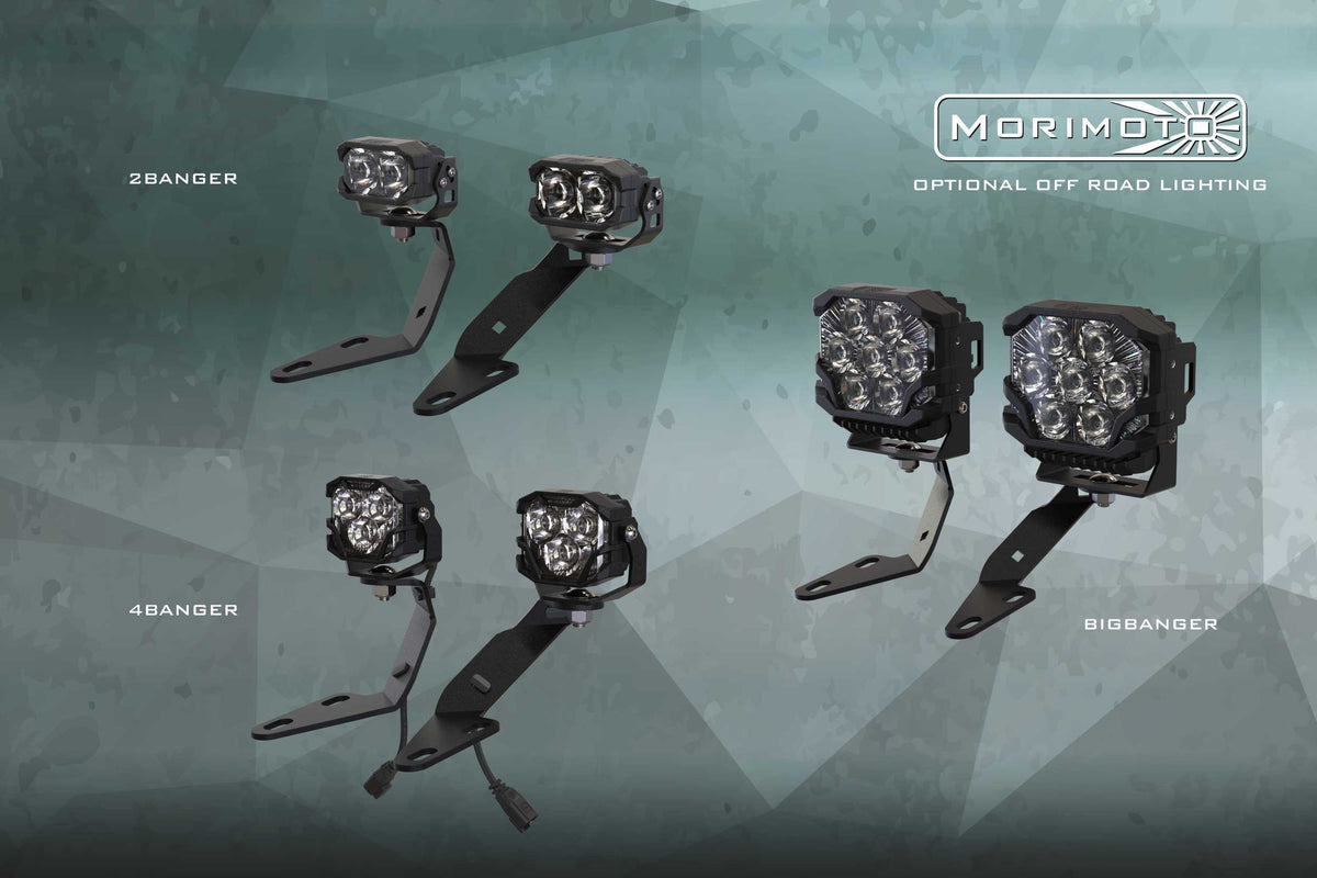 Morimoto XB Hybrid LED Headlights: Toyota 4Runner (10-13) (Pair / ASM) - LF559