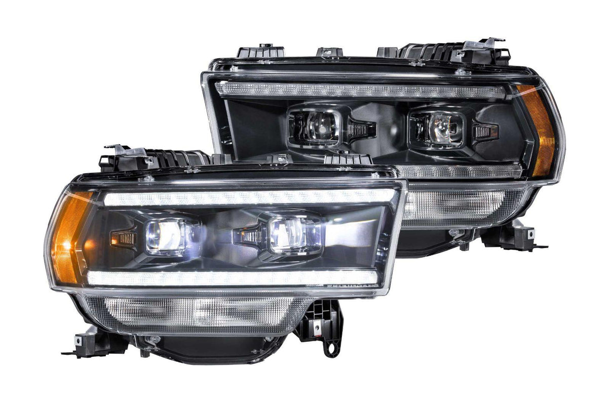 Morimoto XB Hybrid LED Headlights: Dodge Ram HD (2019+) (Pair / ASM) - LF704