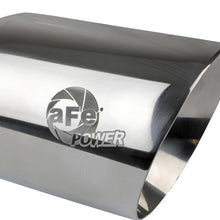 AFE MACH Force-Xp 304 Stainless Steel Clamp-on Exhaust Tip Polished (3 IN Inlet x 4-1/2 IN Outlet x 9 IN L) - 49T30454-P093