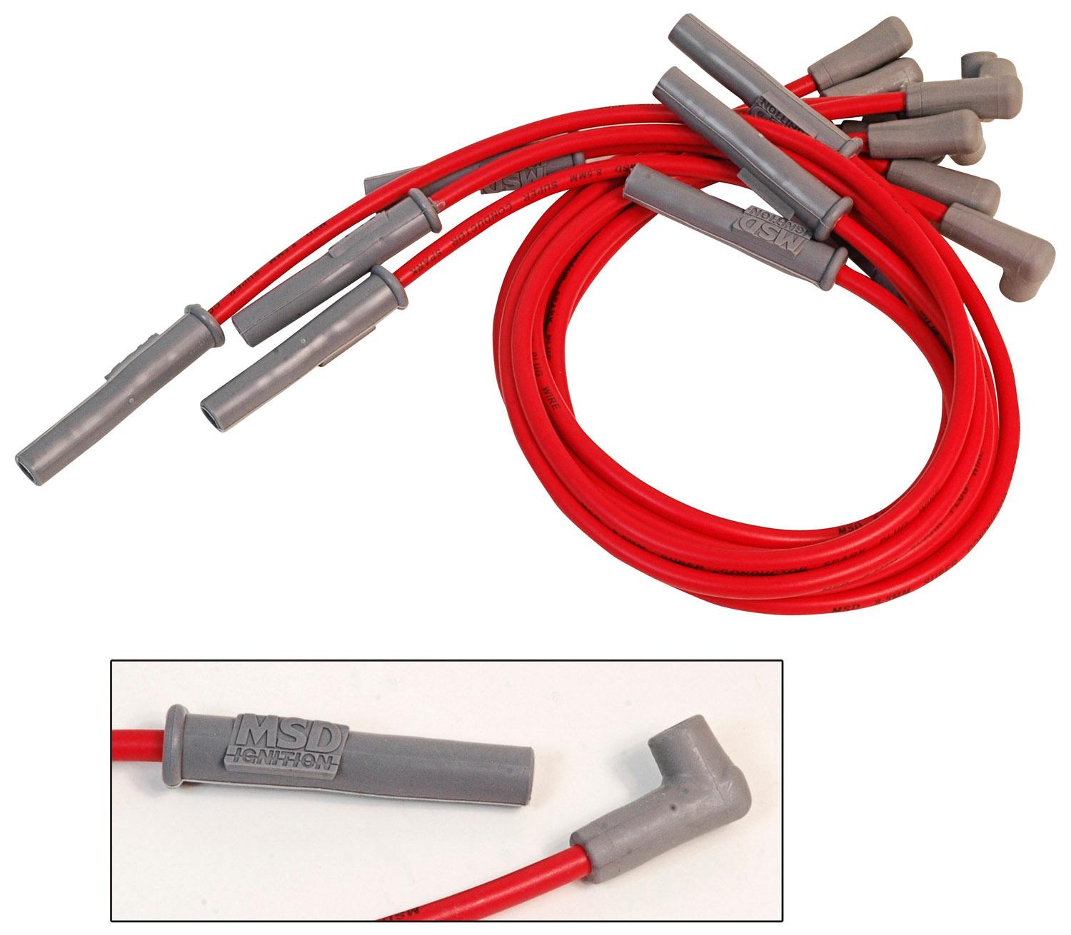 Super Conductor Spark Plug Wire Set, Chevy Pickup, BB EFI, '90-'97 SC.  - 32119