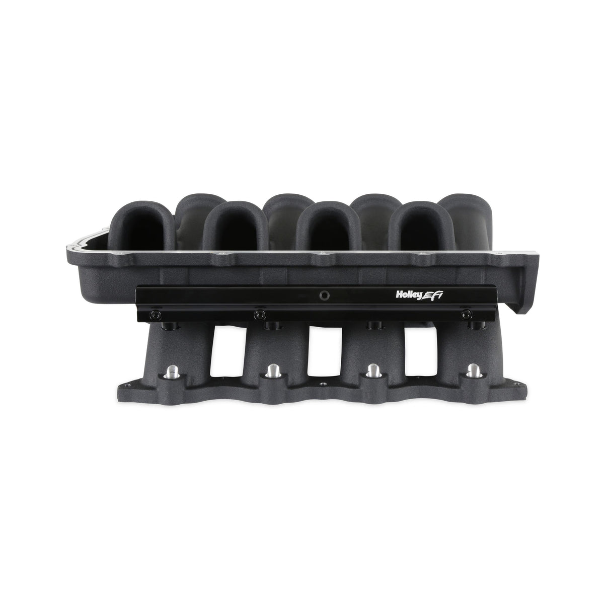 Holley ULTRA LO-RAM BASE, FORD COYOTE FRONT FEED BLACK - 300-921BK