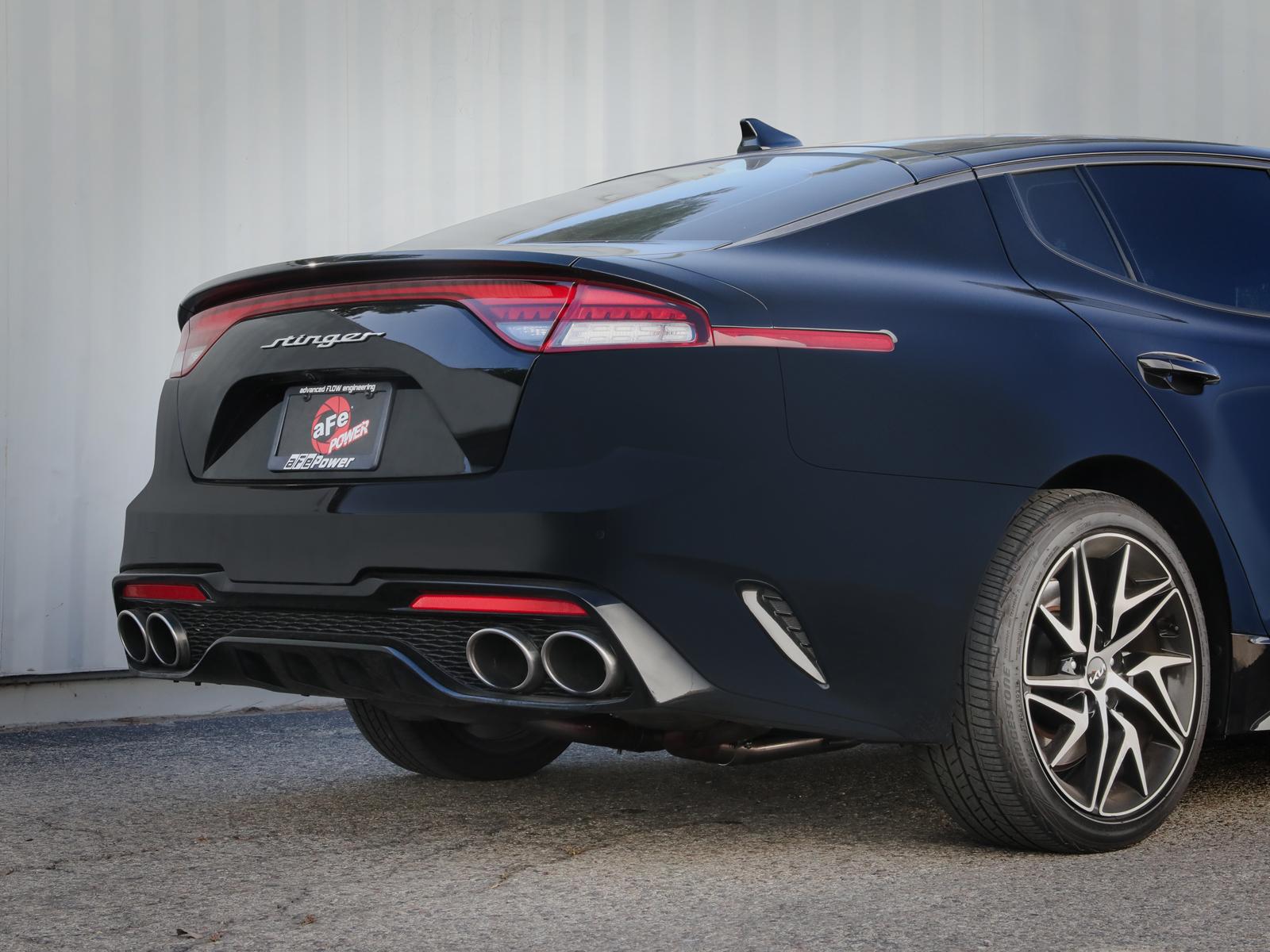 AFE Gemini XV 3 IN to 2-1/2 304 Stainless Steel Cat-Back Exhaust System w/ Cut-Out - 49-37024