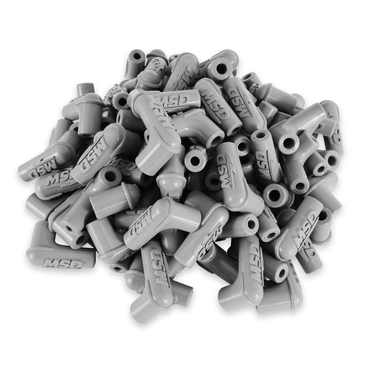 90? Spark Plug Boot, Gray Silicone, 100each.  - 34515