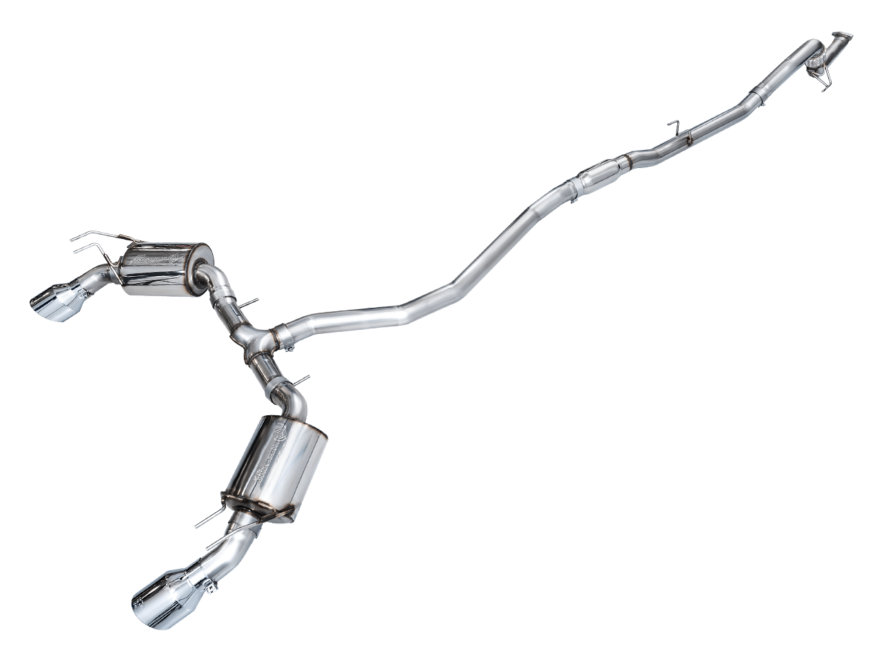AWE Touring Edition for FE1 Civic Si/DE4 Acura Integra - Chrome - 3015-32331