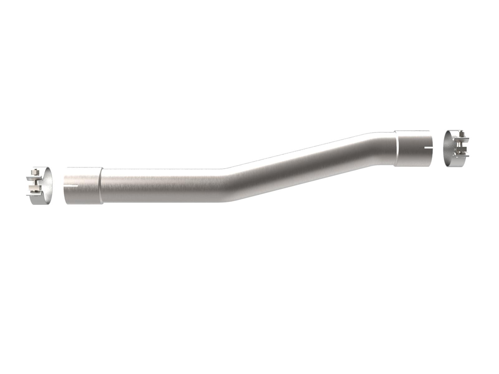 AFE Apollo GT Series 409 Stainless Steel Muffler Delete Pipe (GM Silverado/Sierra 1500 19-20 V8-5.3L) - 49C44121NM